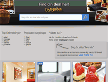 Tablet Screenshot of dealguiden.dk